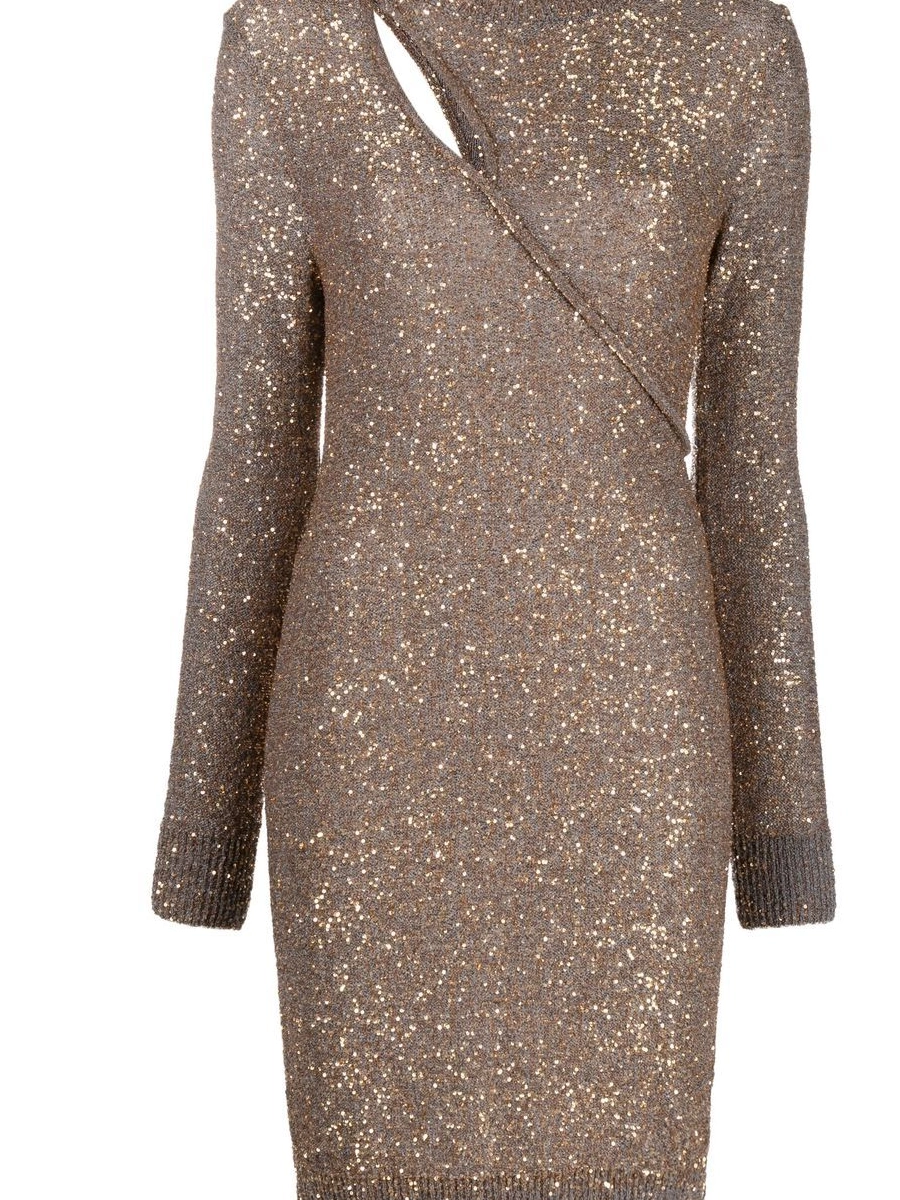 Affordable Stella sequin-embellished knitted McCartney Women dress 0707